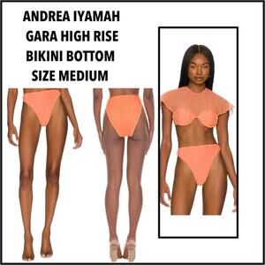 ANDREA IYAMAH GARA HIGH RISE BIKINI BOTTOM SZ M $149